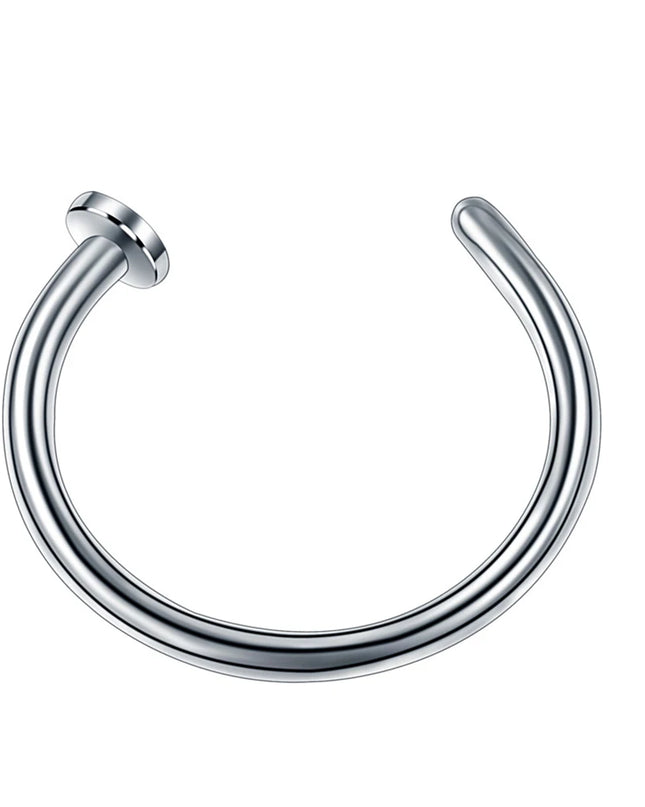 Women Men Stainless Steel Nose Ring Body C Style No Piercing Bone Clip Jewelry Nose Earring Piercing Fashion Jewelry