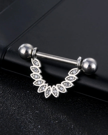 1PC Nipple Ring Surgical Steel Bar U Shape Barbell Body Piercing Jewelry