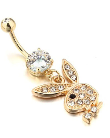 Cute Rabbit Belly Button Rings 316L Surgical Steel Piercing Belly Button Rings Navel Piercing Sexy Body Jewelry