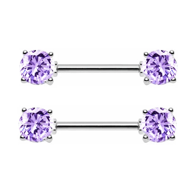 1Pair Stainless Steel Crystal Nipple Piercing Barbell Lot 14Gcharming Opal Nipple Piercing Jewelry Bulk Sexy Nipple Piercing Set