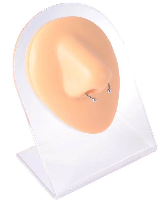Fake Piercing Nose Ring Non Pierced Magnet Septum Hoop Horseshoe Magnetic Nose Ring Ear Clip Piercing Jewelry