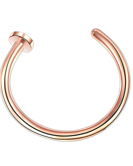 Women Men Stainless Steel Nose Ring Body C Style No Piercing Bone Clip Jewelry Nose Earring Piercing Fashion Jewelry