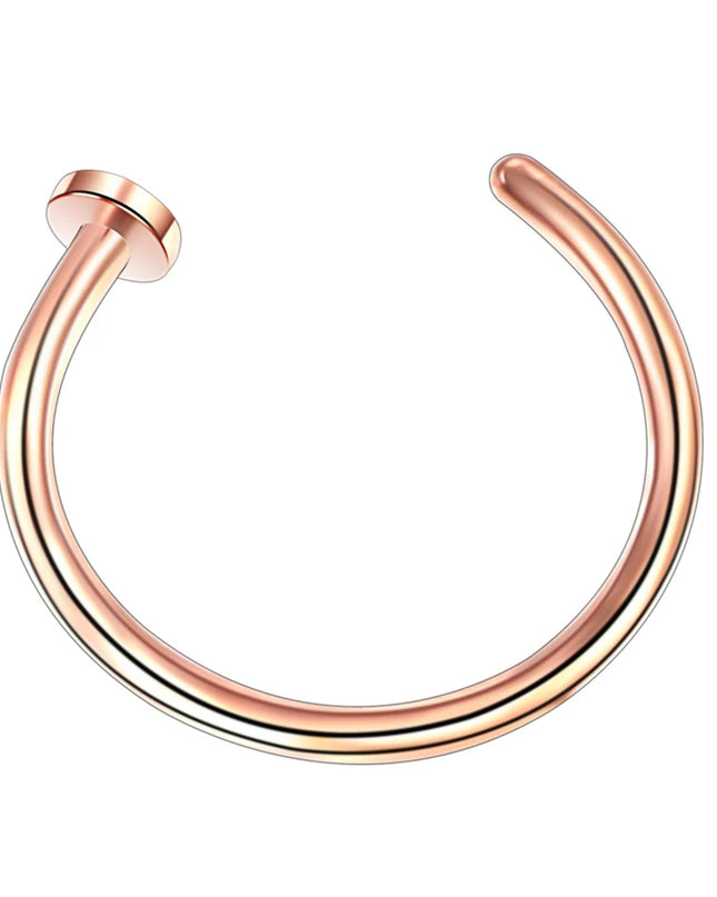 Women Men Stainless Steel Nose Ring Body C Style No Piercing Bone Clip Jewelry Nose Earring Piercing Fashion Jewelry