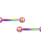 2077-RW / Nipple Rings / body|Heart