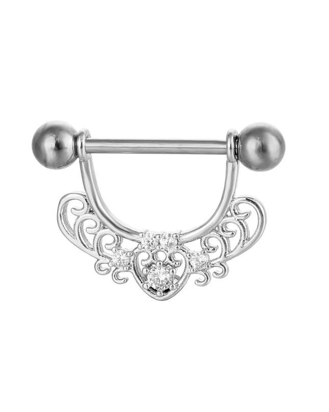1PC Nipple Ring Surgical Steel Bar U Shape Barbell Body Piercing Jewelry