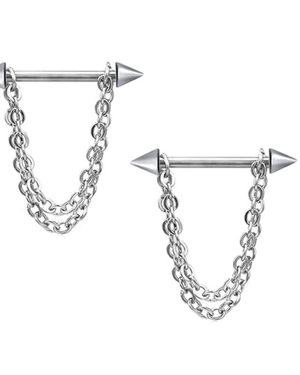 2PCS Heart Rings Nipple Ring Barbell Body Piercing Jewelry Sexy Crystal Gifts Love Hearts Nipple Bar Rings Sheild Drop Ship