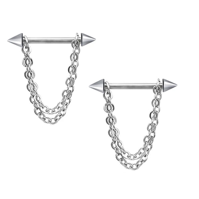 2PCS Heart Rings Nipple Ring Barbell Body Piercing Jewelry Sexy Crystal Gifts Love Hearts Nipple Bar Rings Sheild Drop Ship