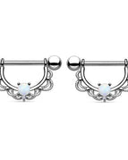 1707-SROP / Nipple Rings / body|Heart