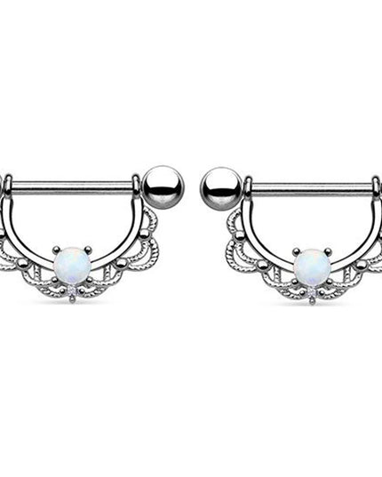 1 Pairs Sexy Heart Nipple Rings CZ Crystal Barbell Nipple Piercing Shield Women Man 316L Steel Body Piercing Jewelry Oreja 14G