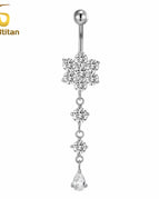 Silver Navel Rings