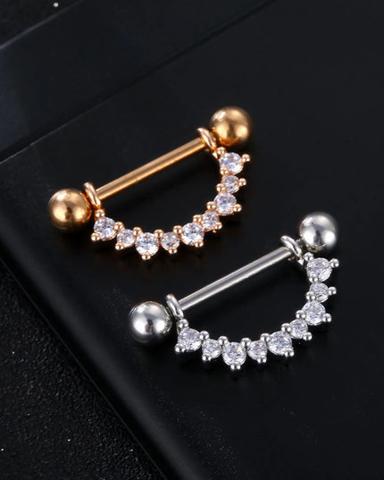 1PC Nipple Ring Surgical Steel Bar U Shape Barbell Body Piercing Jewelry
