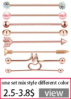 16G Stainless Steel Septum Ring Nose Hoop Ring Bee Bat Septum Piercing  Cartilage Hoop Helix Tragus Daith Small Earrings