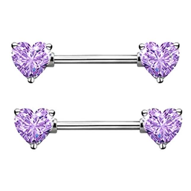 1Pair Stainless Steel Crystal Nipple Piercing Barbell Lot 14Gcharming Opal Nipple Piercing Jewelry Bulk Sexy Nipple Piercing Set