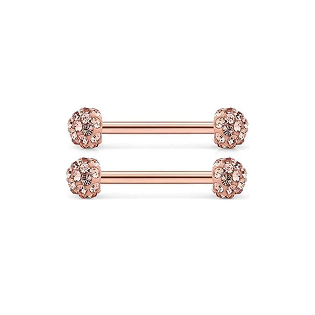 2PCS Heart Rings Nipple Ring Barbell Body Piercing Jewelry Sexy Crystal Gifts Love Hearts Nipple Bar Rings Sheild Drop Ship