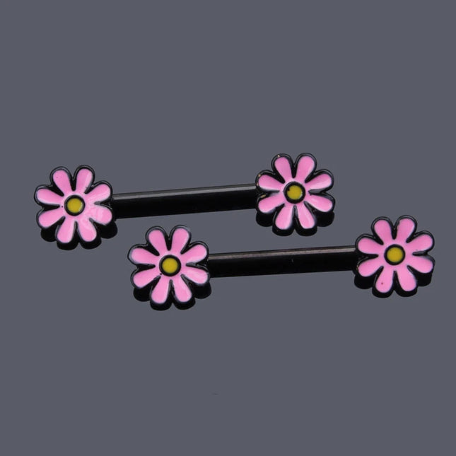 1 Pairs Sexy Heart Nipple Rings CZ Crystal Barbell Nipple Piercing Shield Women Man 316L Steel Body Piercing Jewelry Oreja 14G