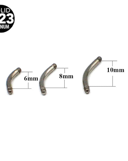 1PC Titanium G23 Belly Button Rings Fashion Hot Sexy Factory Price Simple Lounger Navel Ring Bar Stud Banana Piercing Jewelry