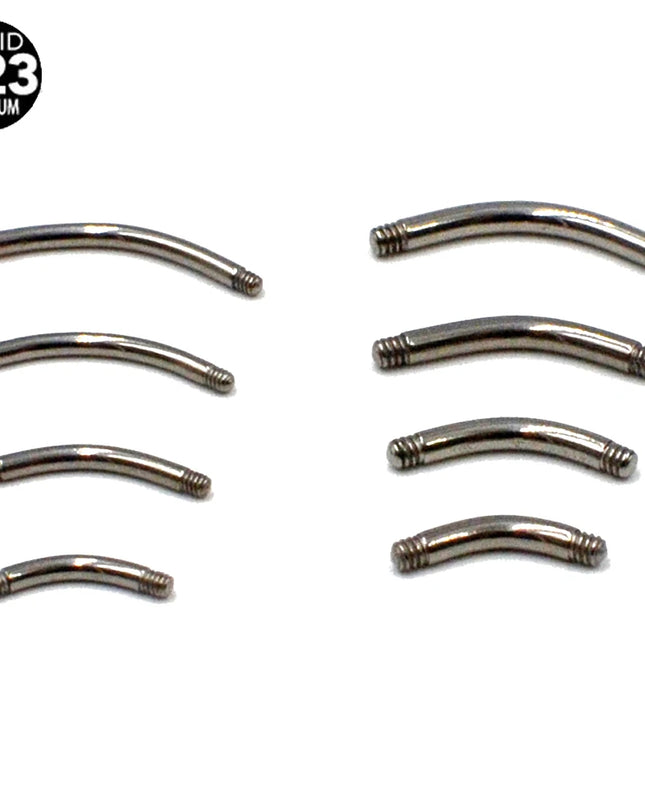 1PC Titanium G23 Belly Button Rings Fashion Hot Sexy Factory Price Simple Lounger Navel Ring Bar Stud Banana Piercing Jewelry