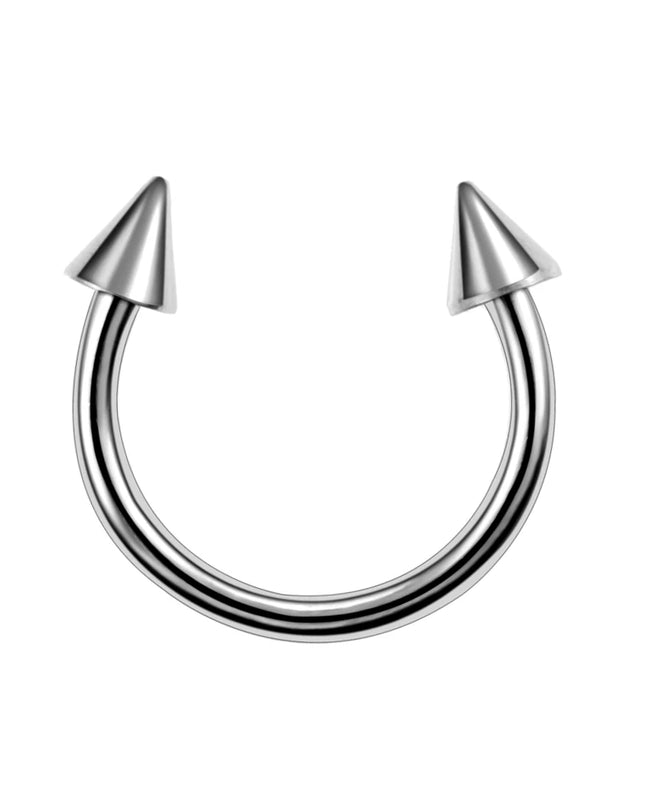 1PC Hot Sale Nose Horseshoe Ring Nose Septum Ring G23 Titanium Circular Piercing Ear Cartilage Tragus Body Jewelry Piercing