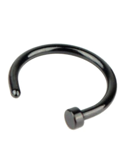 2PCS Stainlees Steel C Shape Nose Ring Women Girls Fake Piercing Hoop Stud Female Body Jewelry Party Gift