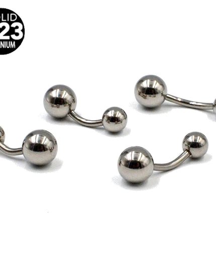 1PC Titanium G23 Belly Button Rings Fashion Hot Sexy Factory Price Simple Lounger Navel Ring Bar Stud Banana Piercing Jewelry