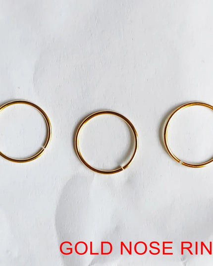 8mm Nose Ring 925 Sterling Silver plain Nose Hoop Piercing 16pcs/pack