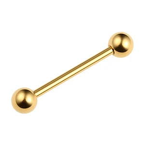 12-18mm 14G Titanium Nipple Piercing Straight Barbells