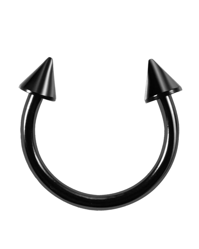 1PC Hot Sale Nose Horseshoe Ring Nose Septum Ring G23 Titanium Circular Piercing Ear Cartilage Tragus Body Jewelry Piercing