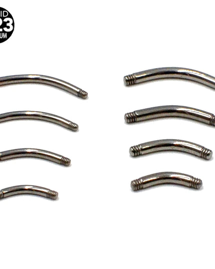 1PC Titanium G23 Belly Button Rings Fashion Hot Sexy Factory Price Simple Lounger Navel Ring Bar Stud Banana Piercing Jewelry