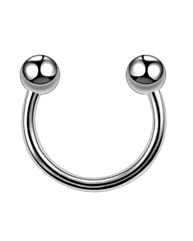 1PC Hot Sale Nose Horseshoe Ring Nose Septum Ring G23 Titanium Circular Piercing Ear Cartilage Tragus Body Jewelry Piercing