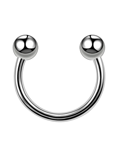 1PC Hot Sale Nose Horseshoe Ring Nose Septum Ring G23 Titanium Circular Piercing Ear Cartilage Tragus Body Jewelry Piercing