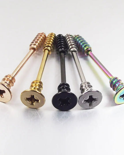 2 pieces 14G 16mm Sexy Mamilo Rings Screw Nipple Ring Barbell Body Piercing Jewelry Love Nipple Bar ring Women Gift