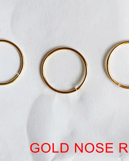 8mm Nose Ring 925 Sterling Silver plain Nose Hoop Piercing 16pcs/pack