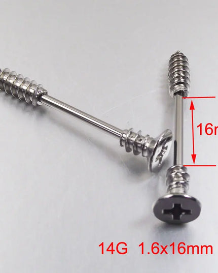 2 pieces 14G 16mm Sexy Mamilo Rings Screw Nipple Ring Barbell Body Piercing Jewelry Love Nipple Bar ring Women Gift