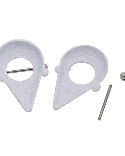 1Pair Chocolate Color Cute Nipple Ring Earring Nipple Piercing 14G 1.6*24mm Sexy Bar Rings Jewelry Creative Punk Body Jewellery