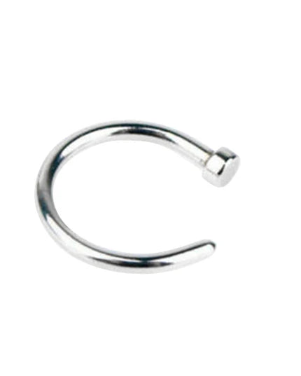 2PCS Stainlees Steel C Shape Nose Ring Women Girls Fake Piercing Hoop Stud Female Body Jewelry Party Gift