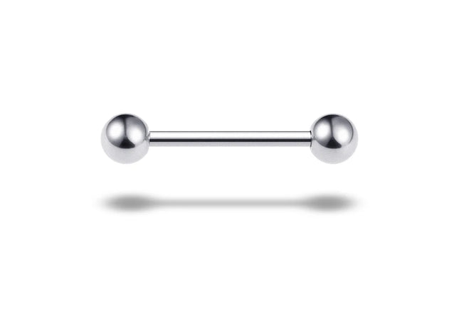 12-18mm 14G Titanium Nipple Piercing Straight Barbells