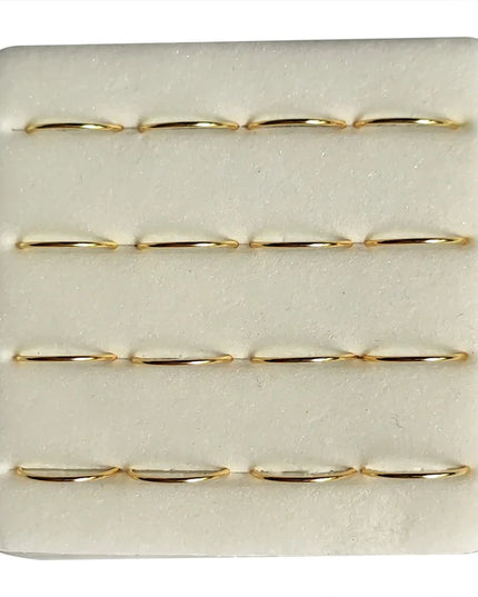 8mm Nose Ring 925 Sterling Silver plain Nose Hoop Piercing 16pcs/pack