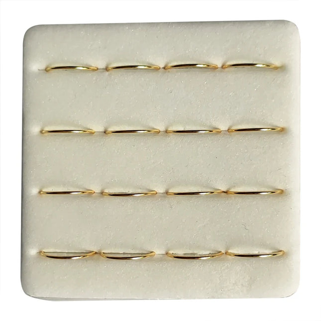 8mm Nose Ring 925 Sterling Silver plain Nose Hoop Piercing 16pcs/pack