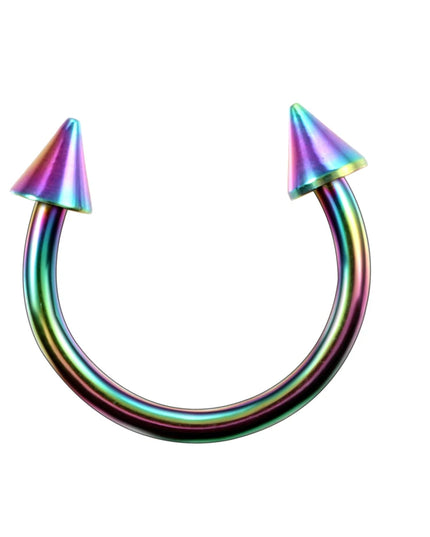 1PC Hot Sale Nose Horseshoe Ring Nose Septum Ring G23 Titanium Circular Piercing Ear Cartilage Tragus Body Jewelry Piercing