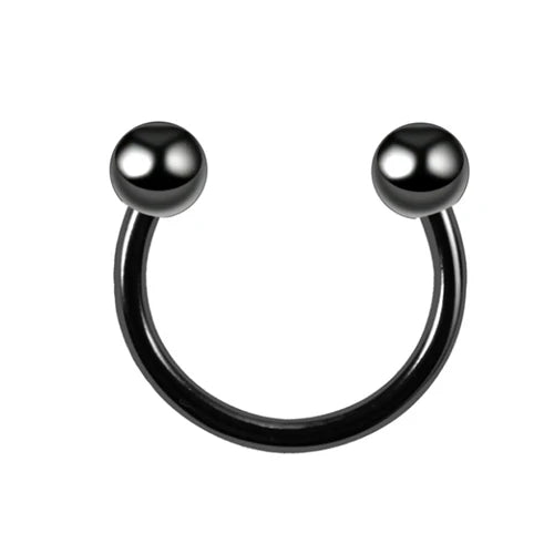 Stainless Steel Cone Spike Horseshoe Circular Septum Nose Ring Nipple Hoops Nose Septum Eyebrow Ear Piercing Body Jewelry