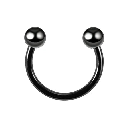 Stainless Steel Cone Spike Horseshoe Circular Septum Nose Ring Nipple Hoops Nose Septum Eyebrow Ear Piercing Body Jewelry