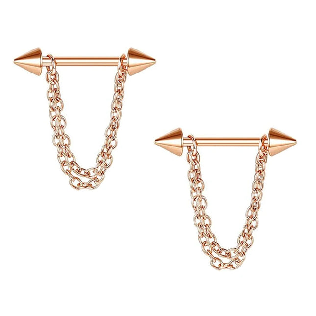2PCS Heart Rings Nipple Ring Barbell Body Piercing Jewelry Sexy Crystal Gifts Love Hearts Nipple Bar Rings Sheild Drop Ship