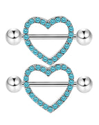 1994-AC / Nipple Rings / body|Heart