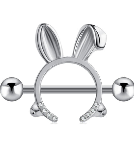 2PCS Heart Rings Nipple Ring Barbell Body Piercing Jewelry Sexy Crystal Gifts Love Hearts Nipple Bar Rings Sheild Drop Ship