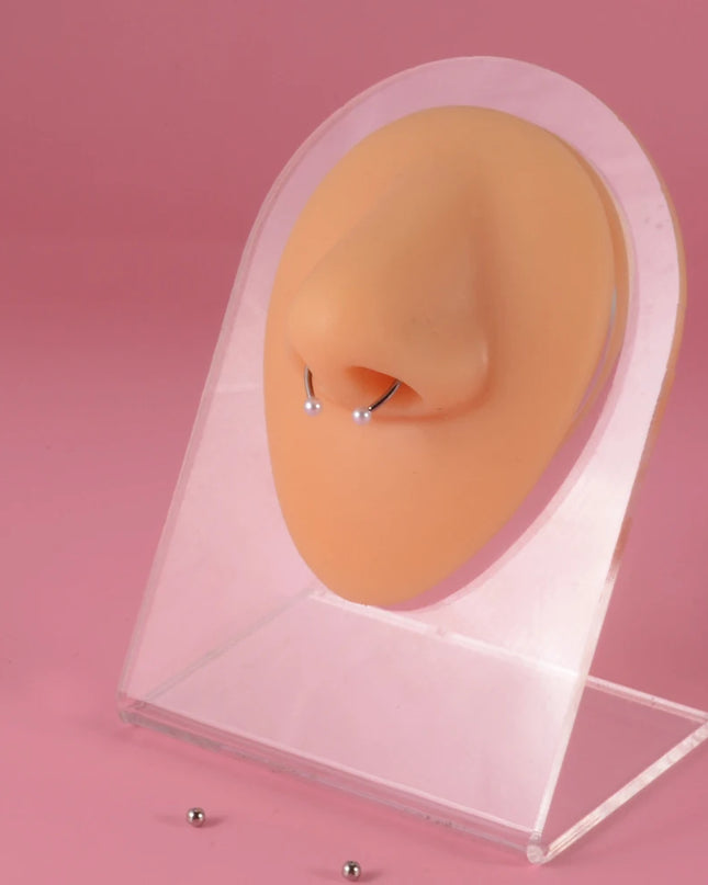 Fake Piercing Nose Ring Non Pierced Magnet Septum Hoop Horseshoe Magnetic Nose Ring Ear Clip Piercing Jewelry