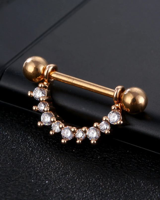 1PC Nipple Ring Surgical Steel Bar U Shape Barbell Body Piercing Jewelry