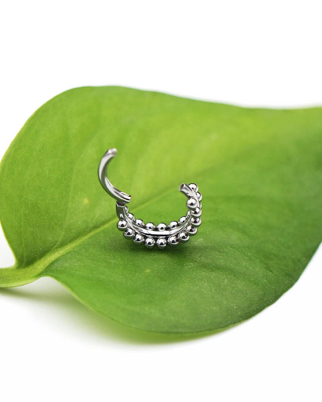 Conch Piercing Bee Earring Tragus Helix Cartilage Nose Ring 316L Stainless Steel Clicker  Body  Daith Piercing Jewelry For Women