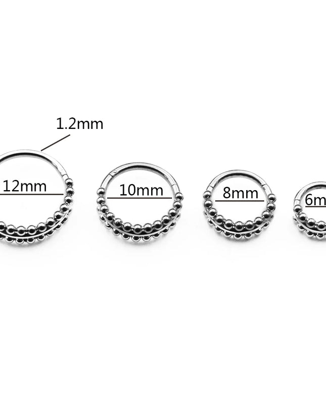 Conch Piercing Bee Earring Tragus Helix Cartilage Nose Ring 316L Stainless Steel Clicker  Body  Daith Piercing Jewelry For Women