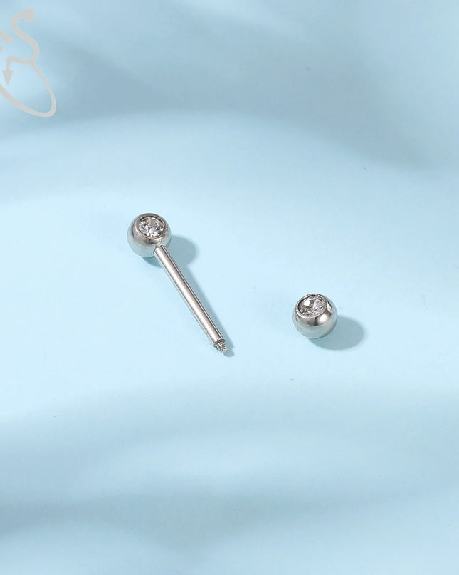 ZS 2PCS Stainless Steel Nipple Piercing Bar For Women 14G Crystal Heart Nipple Shield Ring Horseshoe Barbell Sexy Nipple Jewelry