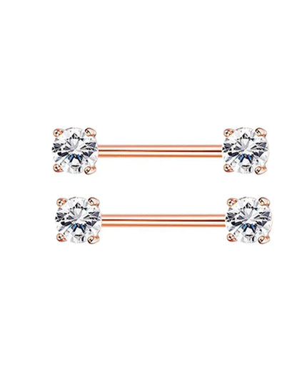 2PCS Heart Rings Nipple Ring Barbell Body Piercing Jewelry Sexy Crystal Gifts Love Hearts Nipple Bar Rings Sheild Drop Ship